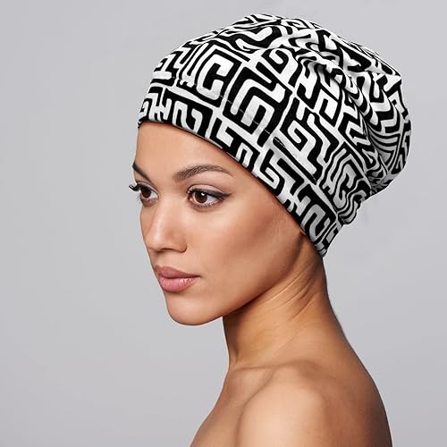 Miniatura 4 de 6 gorros de dormir con forro de satén para mujer, gorro de seda africana para dormir, sombrero rizado natural