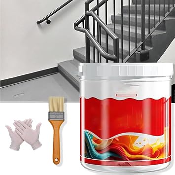 Metal Rust Removal & Renovation Paint, 500g Water-Based Metal Rust Remover Paint, Multifunctional Metal Rust Removal and Conversion Agent, Quick-Dry & Long-Lasting Dark Gray
