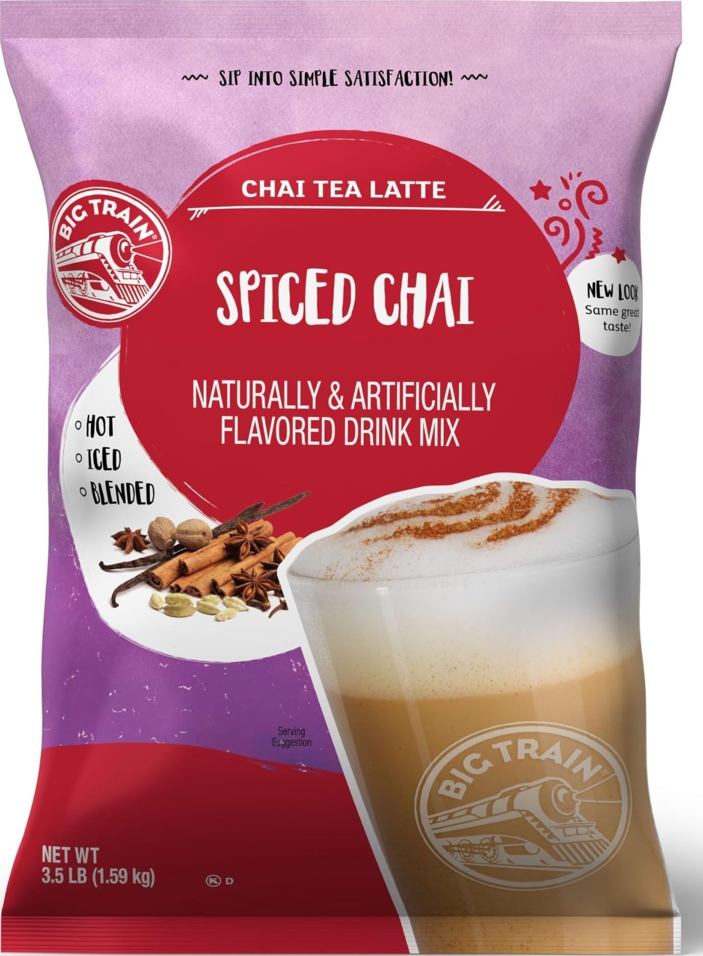 Big Train Chai Tea, Spiced, 3.5 lb bulk