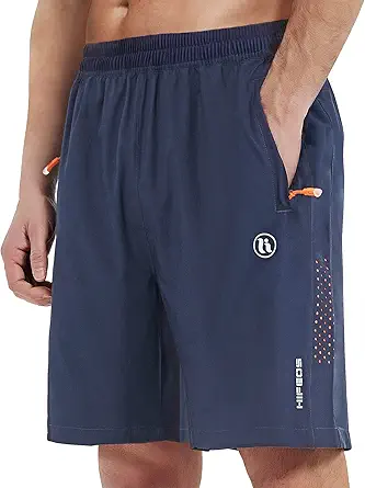 Mens Athletic Shorts Running Shorts for Men Hiking Shorts Men 7" Gym Shorts for Men Workout Shorts Men for Running Hiking