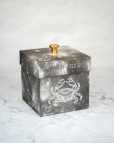 Miniatura 2 de Send A Cake Caja de regalo de explosión de cáncer de astrología con sorpresa de mariposa voladora y dulces, graduación, celebraciones, cumpleaños,