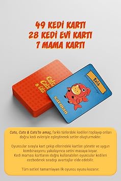 Cats & Cats 2-4 Kişilik Kart Oyunu | Eğlenceli Kutu Oyunu