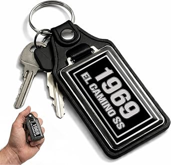 Brotherhood Car Key Chain for El Camino - Classic Models Keychain for Men and Women Gift Key Ring