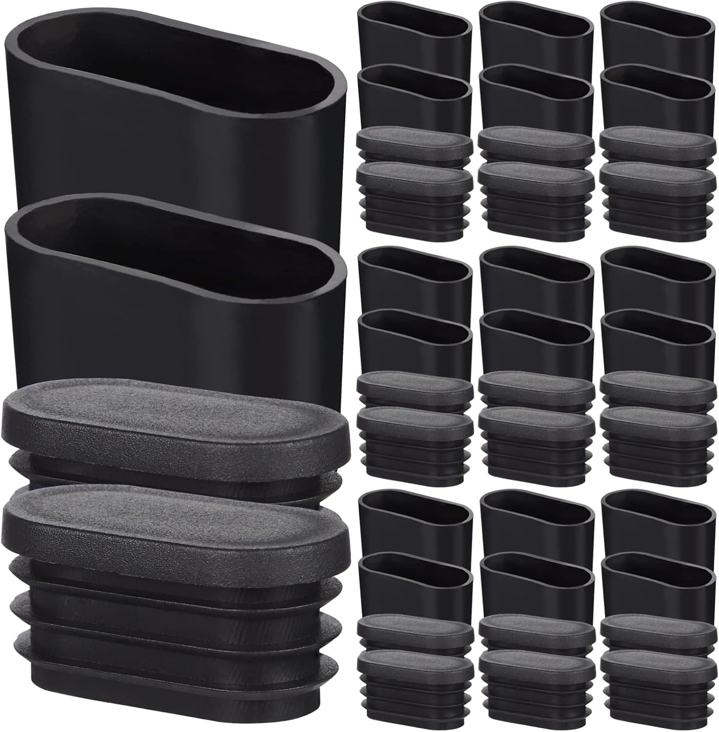 TEHAUX 1 Set Denim Jacket Chair Leg Caps Rubber Feet for Chairs