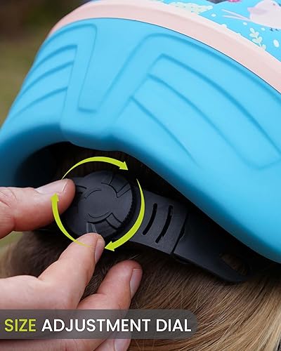 Miniatura 10 de OutdoorMaster Casco de bicicleta para niños, desde niños pequeños hasta jóvenes, casco de seguridad ajustable de unicornio para niños (edad 3-15),