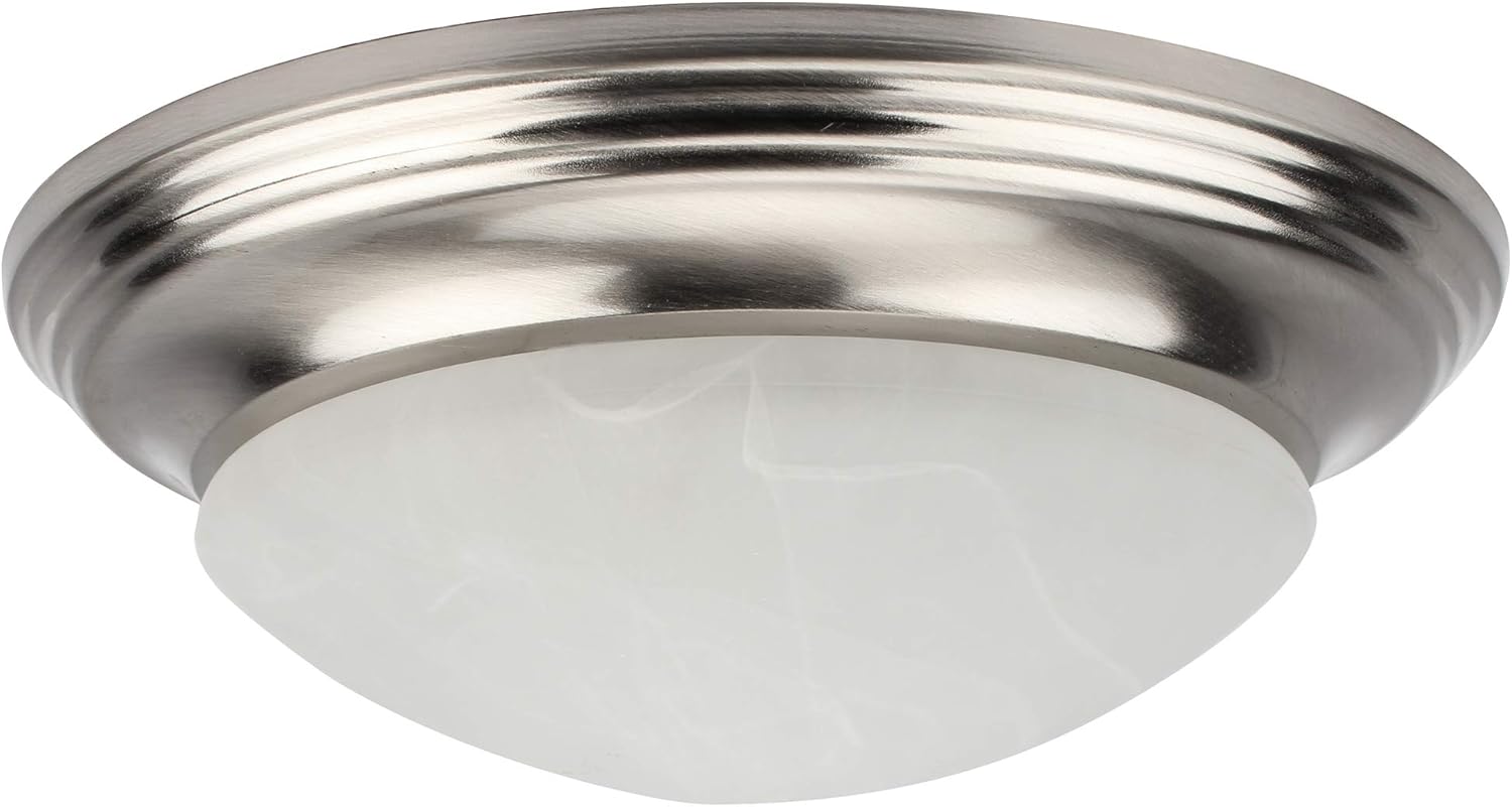 AA Warehousing NBCL1006-14LED LED Ceiling Light in Brushed Nickel Flush Mount