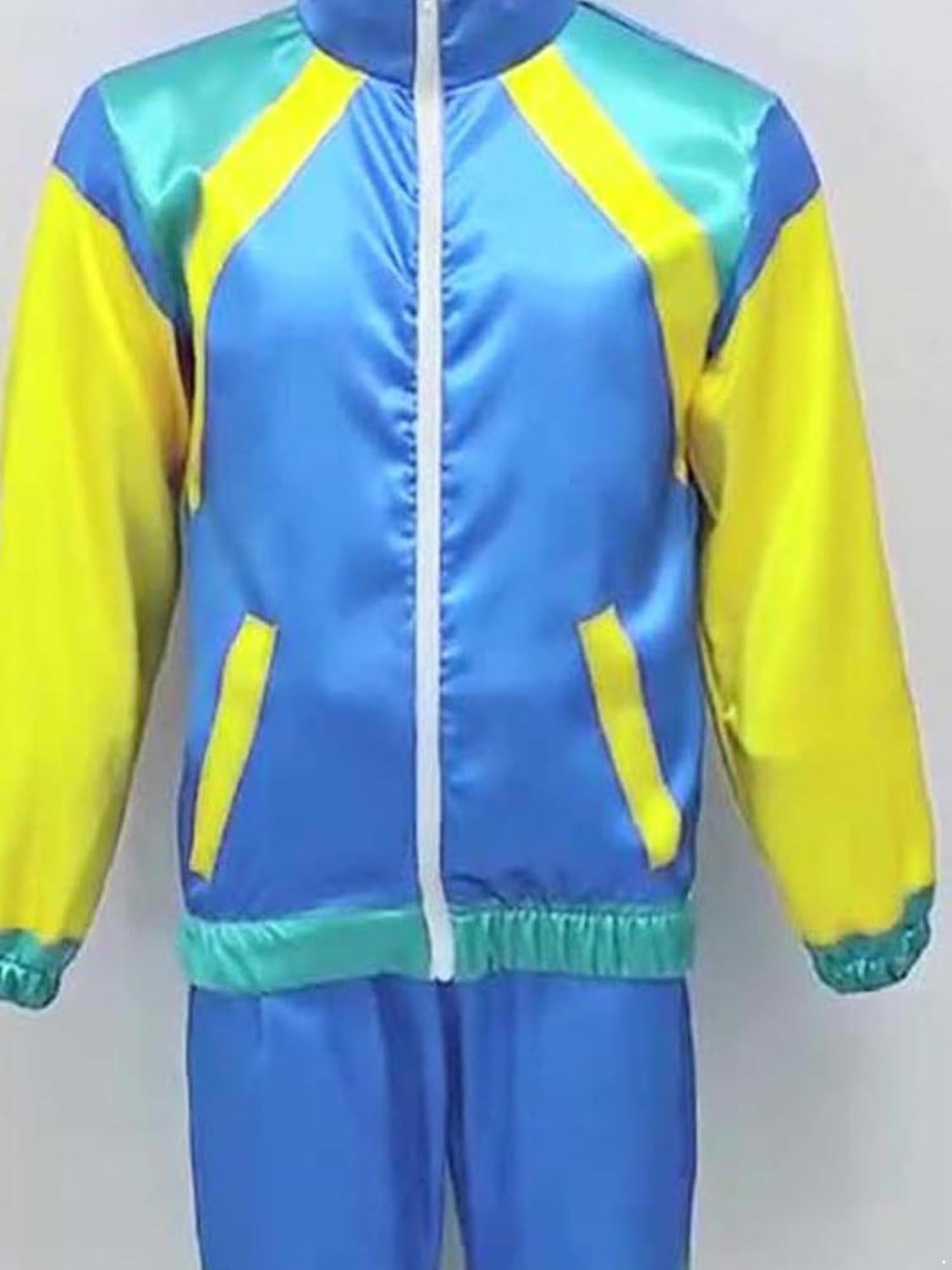Boys Hip Hop Jacket Pants Set 90s Retro Tracksuit