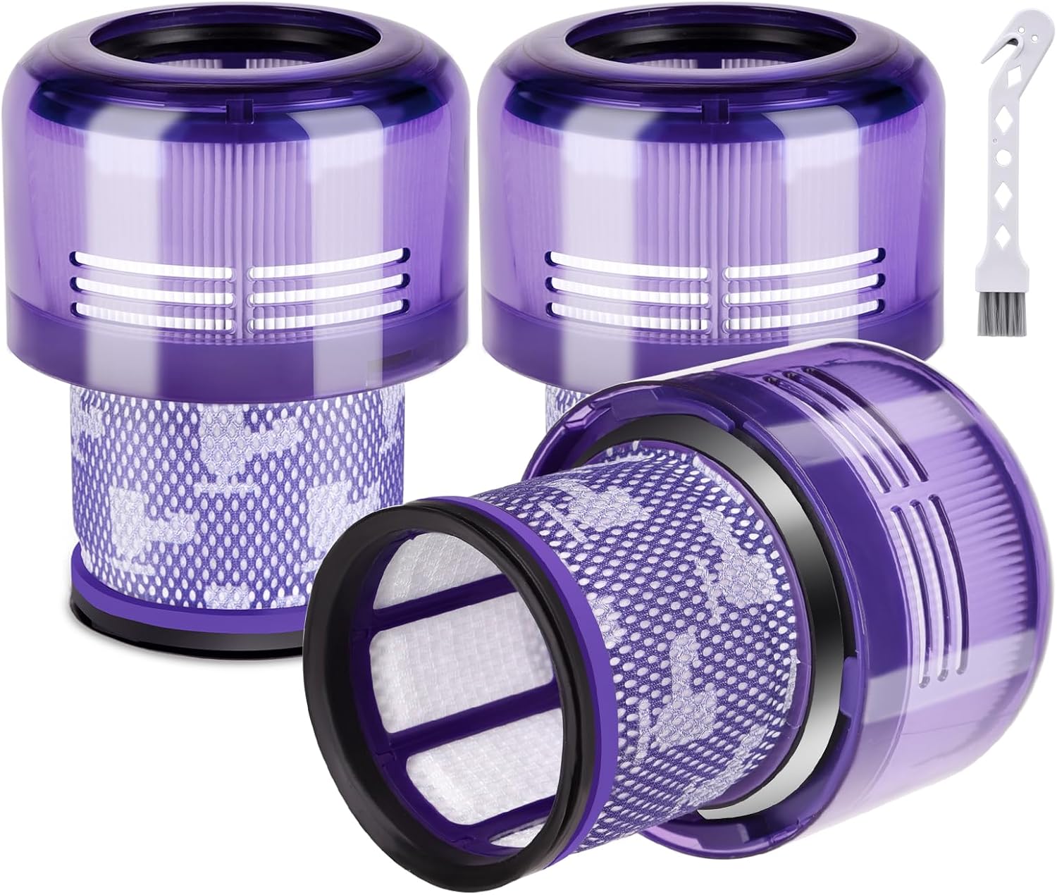 Leadaybetter 3 Pack Filter Replacement for Dyson V11 Outsize, V11 Outsize Origin, Outsize Absolute+, V15 Outsize Vacuum Cleaner, Compare to Part 970422-01