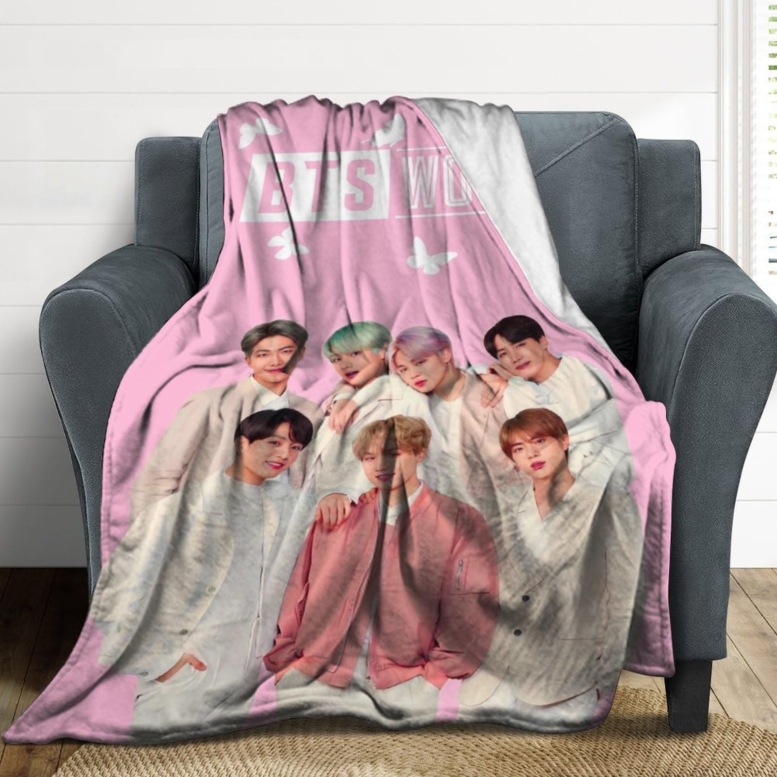 Amazon.com: wgofyhi Kpop Dynamite Blanket Flannel Ultra-Soft