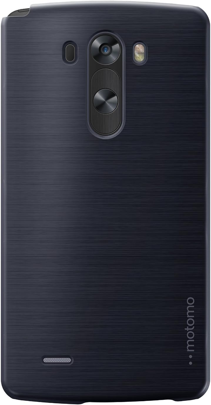 LG G3 Case, MOTOMO [INO LINE] LG G3 Case Protective [Slim Fit] [Brushed Pattern] Snap-On Hard Cover Case for LG G3 - Navy