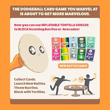 Exploding Kittens Block Block Burrito, 2-6 Players, Age 7+ Expansion