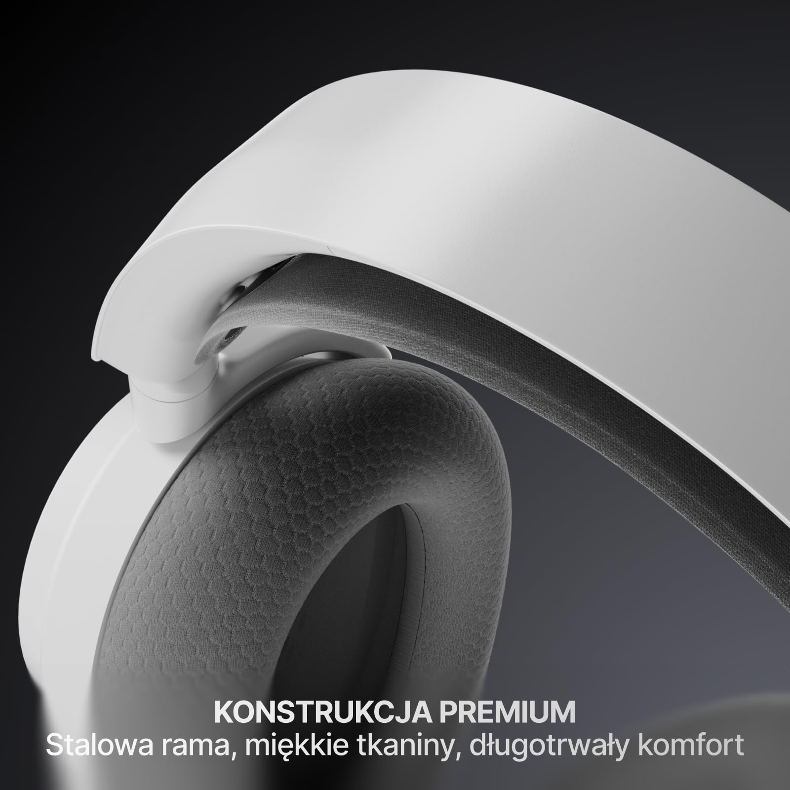 SteelSeries Arctis Nova 7P Wireless Gen 2 do gier -sterowanie aplikacją w czasie rzeczywistym - 50H + -przetworniki magnetyczne z magnesem neodymowym -miks 2,4 GHz/Bluetooth -PS5,PC, Switch 1/2,mobile