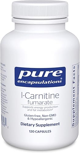 Pure Encapsulations Fumarato de L-carnitina | Suplemento hipoalergénico para mejorar el músculo | 120 cápsulas