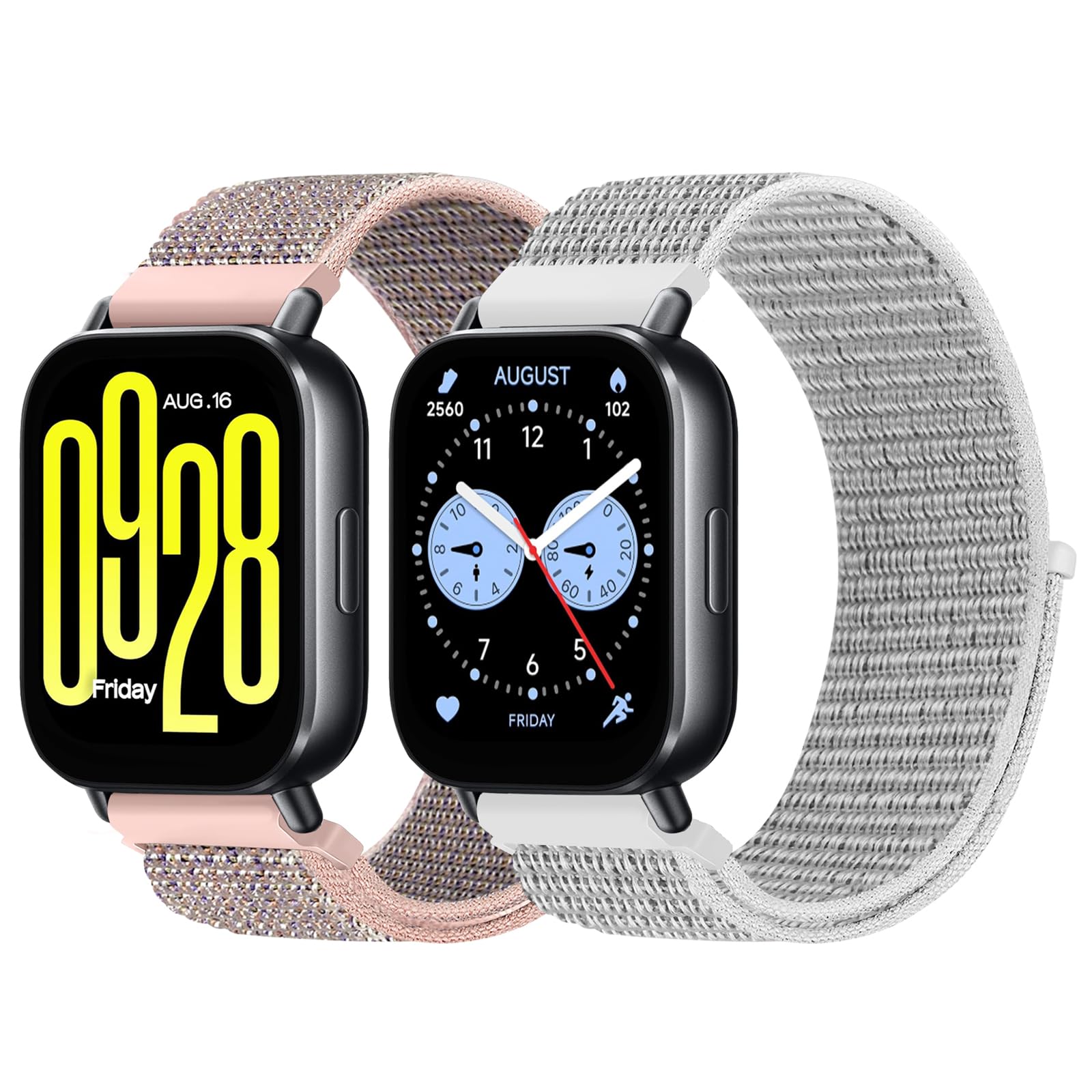 TumCez 22mm Nylon Armband für Xiaomi Redmi Watch 5 Active/Redmi Watch 5 Lite/Garmin Venu 4 3 45mm/Venu 2/Vivoactive 4/Forerunner 265/255/Amazfit Bip 6/Bip 5/Amazfit Balance 2 Armband für Damen Herren