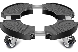 sanyi Adjustable Heavy Duty Plant Caddy Dolly with Wheels (15-21 inches)