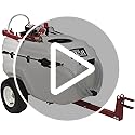 NorthStar Tow-Behind Trailer Boom Broadcast and Spot Sprayer - 31-Gallon Capacity, 2.2 GPM, 12 Volt DC