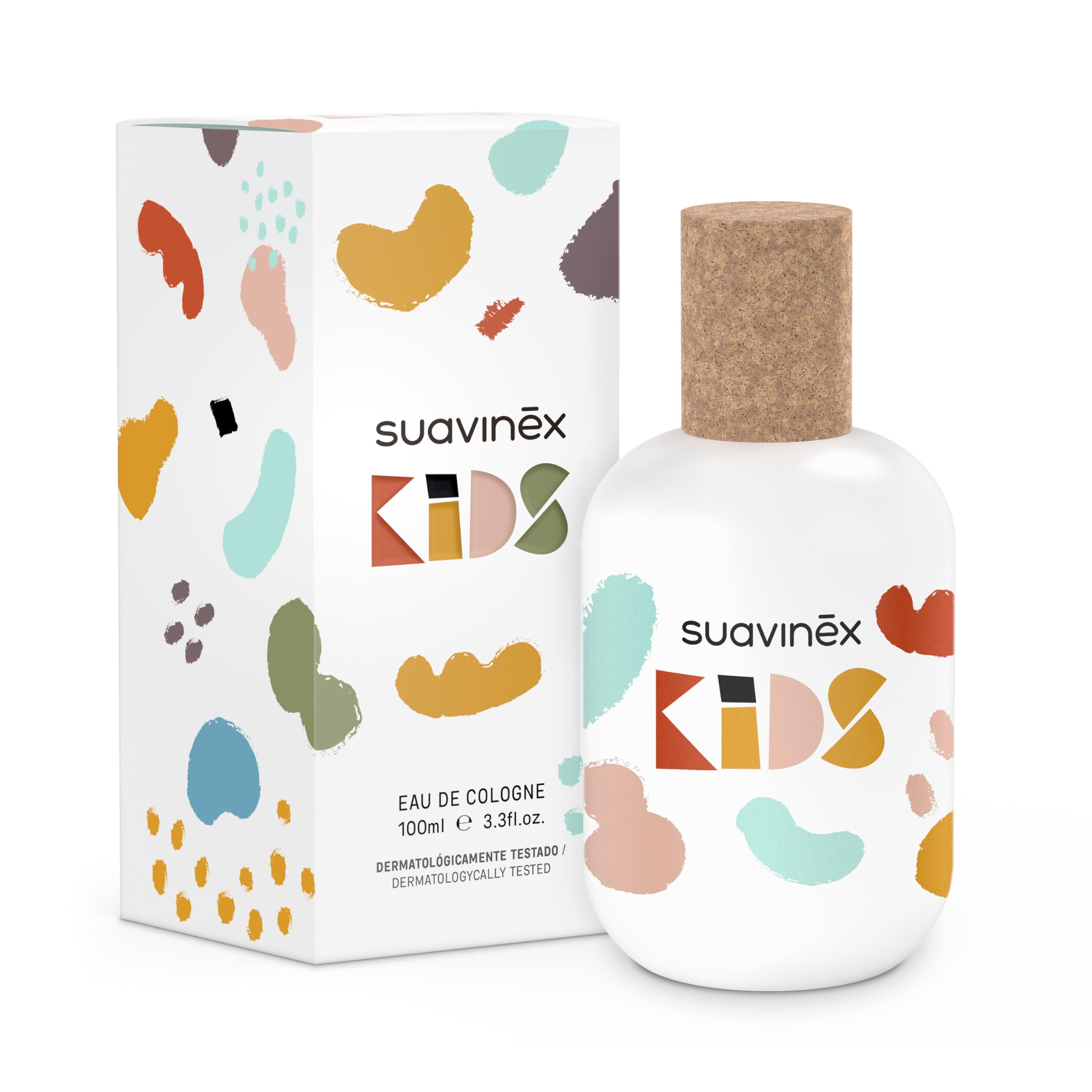 Suavinex, Colonia per Ragazzi e Ragazze Suavinex Kids, Acqua di Colonia per Bambini, da 3 a 10 Anni, Aroma Fruttato e Divertente, Dermatologicamente Testata, con Spray, 100 ml