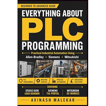 Learn everything about PLC programming: Practical lessons on Allen-Bradley, Siemens, and mitsubishi PLC with real world examp
