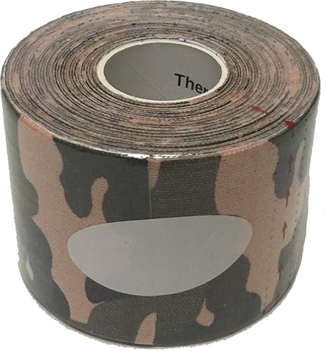 Miniatura 10 de Therapist's Choice Rollo individual de cinta de kinesiología (2 pulgadas x 16.4 pies) (verde caliente)