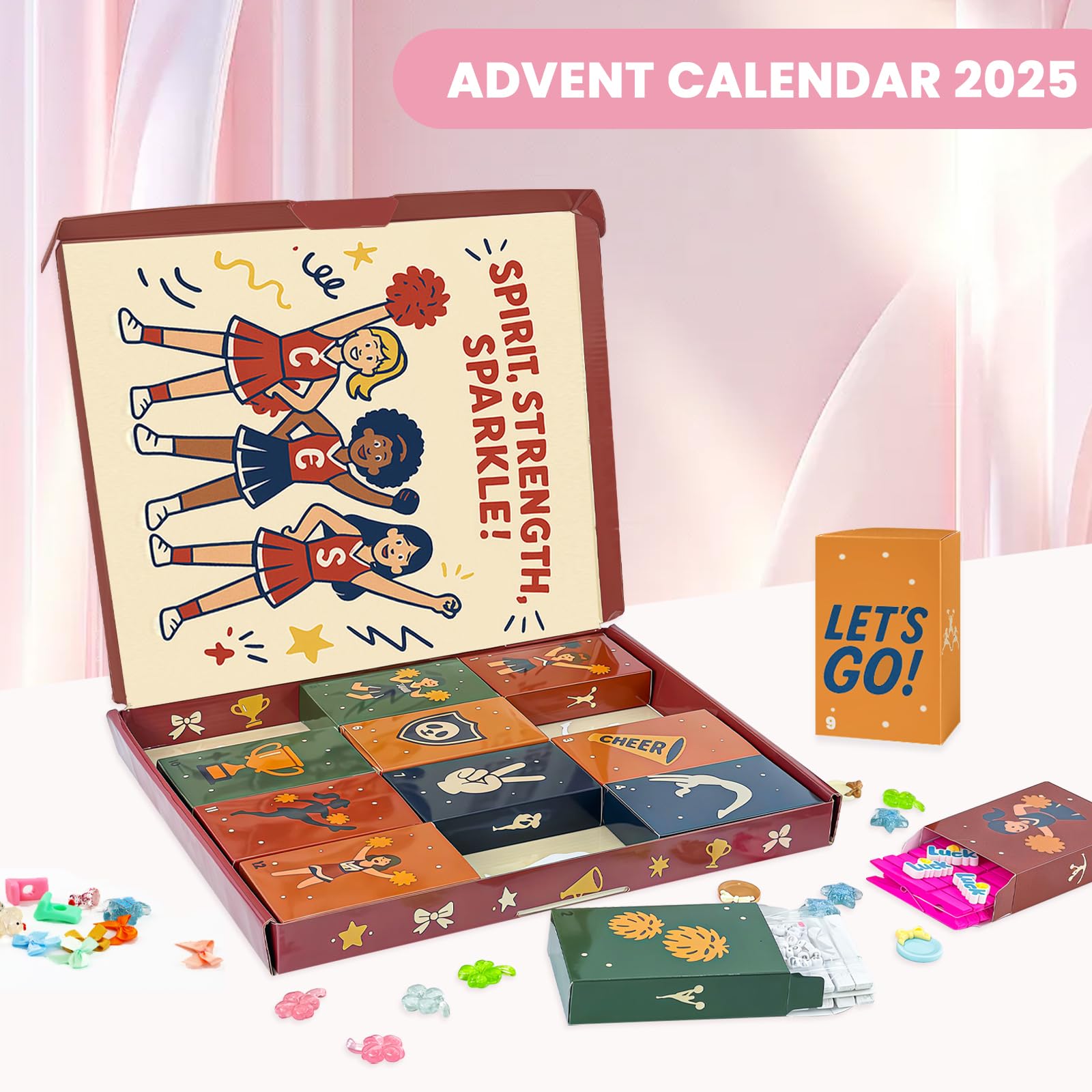 Amazon.com: 100PCS Cheer Pins Team Spirit Clips, DIY Good Luck