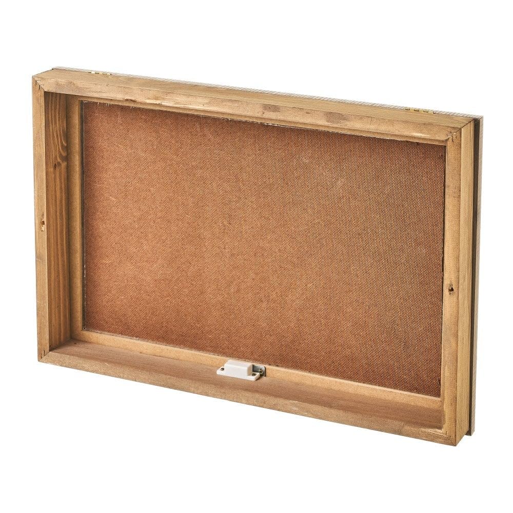 LOLAhome Tapa Contador luz Decorativa | Cubre Cuadro eléctrico | Pintado a Mano | Madera Pino | 50x6x35 cm | Cubrecontador (Árbol Relieve)