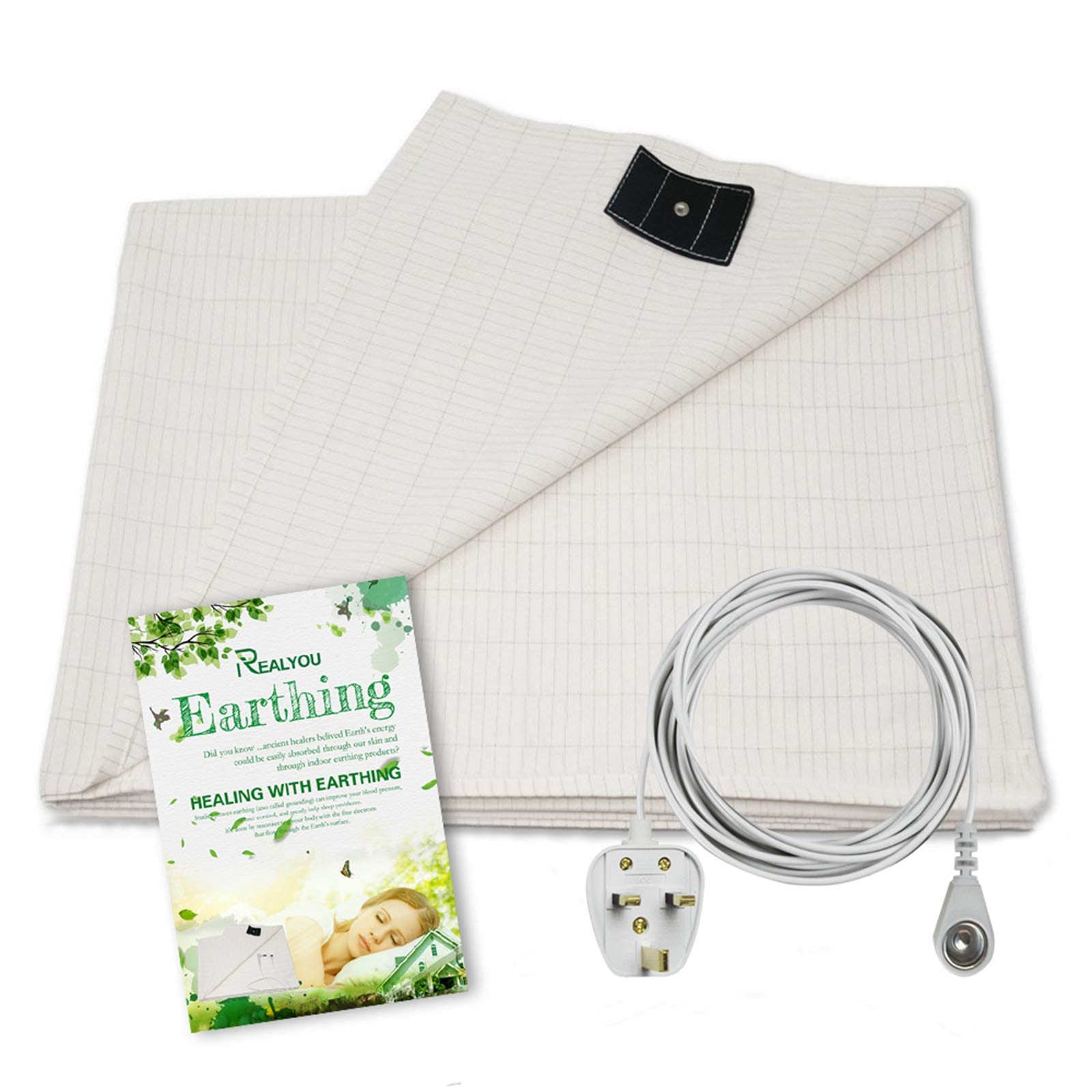 Buy Earthing Bed Sheet, Grounding Percale Sheets, Comes with 1
