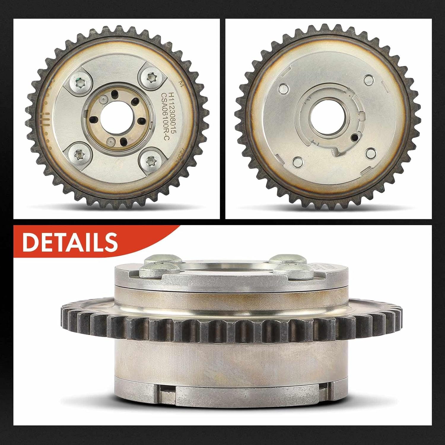 A-Premium Intake Camshaft Phaser Adjuster Actuator Compatible with Mercedes-Benz C300 2015-2017 C350e CLA250 CLA45 AMG E300 GLA250 GLC300 Metris SLC300 SLK300, Replace# A2700506100