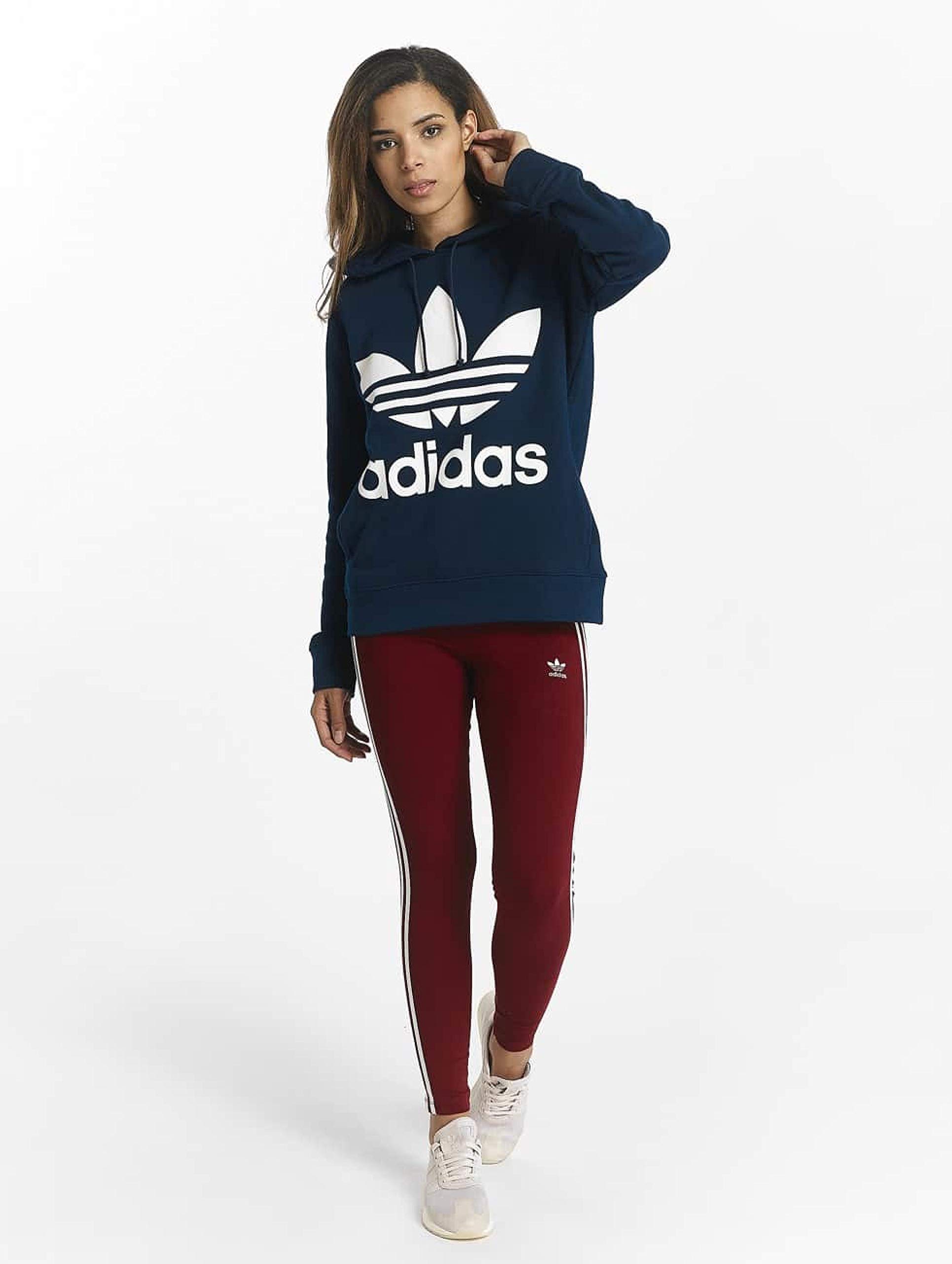 Adidas Trefoil Hoodie Sweatshirt, Mujer, collegiate navy, 38