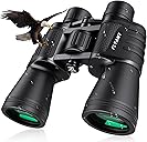 20x50 High Powered Binoculars for Adults, Waterproof Compact Binoculars with Low Light Vision for Bird Watching Hunting Camping Travel Cruise Hiking Sports Stargazing, Christmas Birthday Gifts for Men