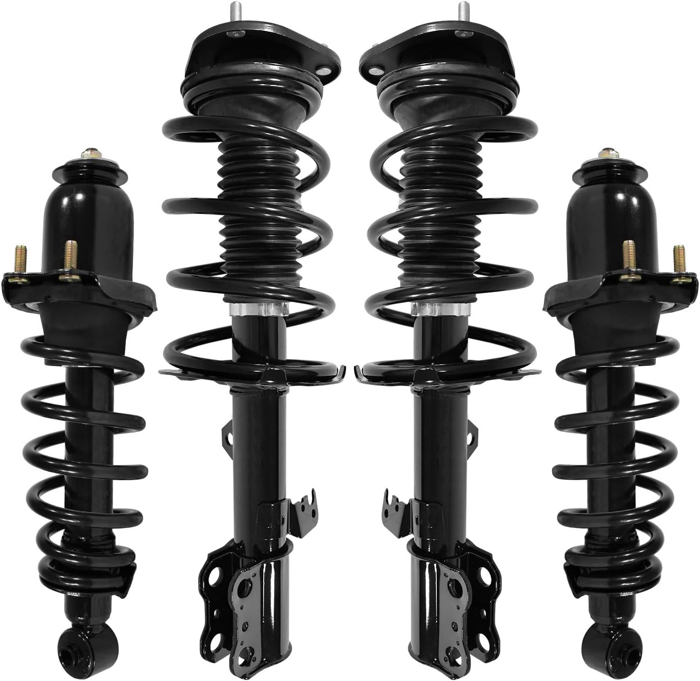 COMPLETESTRUTS - Front & Rear Quick Complete Strut Assemblies with Coil Springs Replacement for 2005-2010 Scion tC - Set of 4