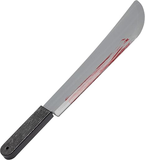 Accessoire de Scène d'Halloween : Machette en Plastique Effet Sanglant, Couteau Factice avec Effet de Sang, Jouet et Accessoire de Déguisement Accessoire de Scène d'Halloween : Machette en Plastique Effet Sanglant, Couteau Factice avec Effet de Sang, Jouet et Accessoire de Déguisement