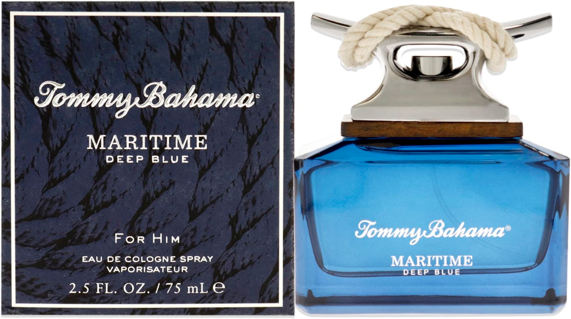 Tommy Bahama Maritime Deep Blue Eau de Cologne Spray, 2.5 Fl Oz (Pack of 1)