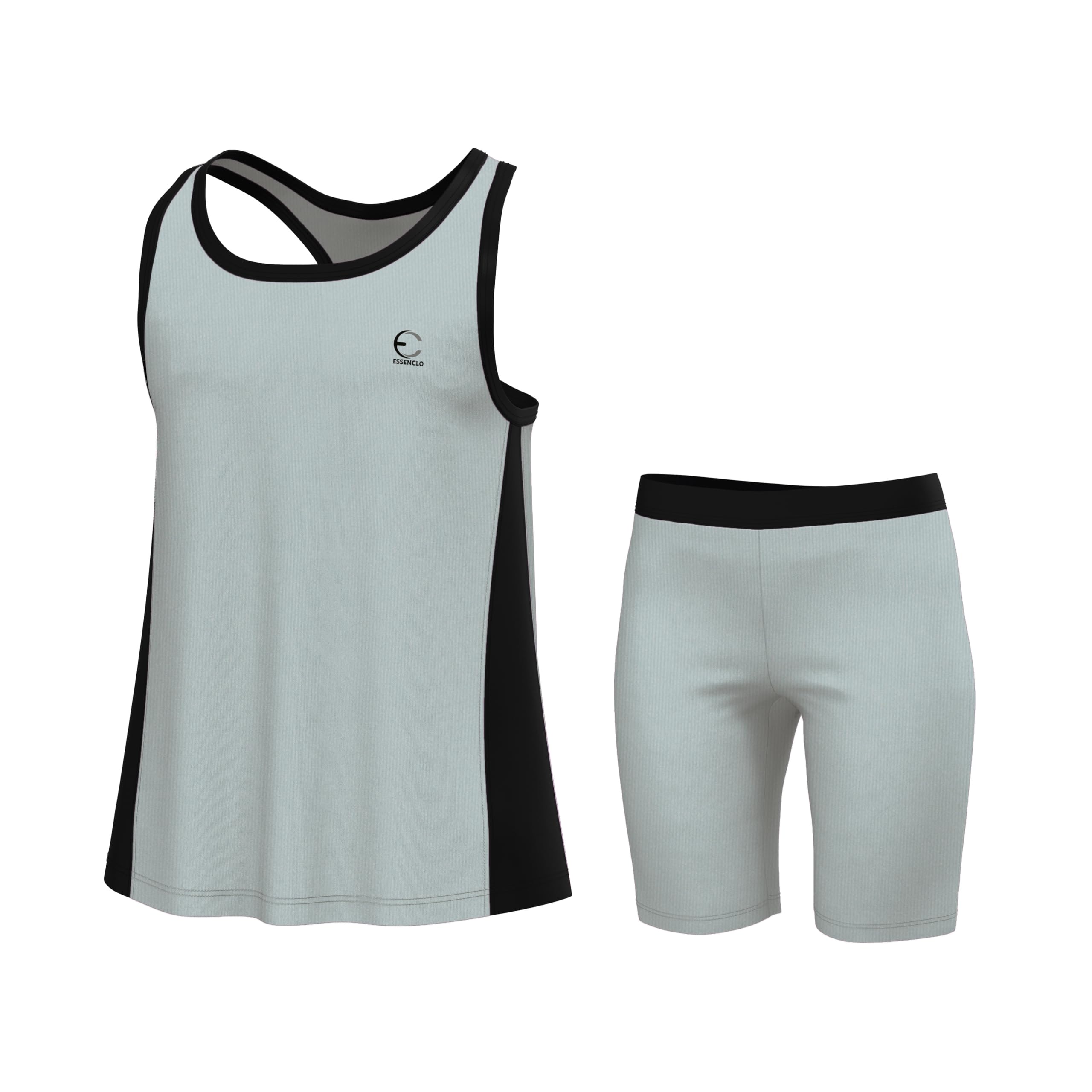 Camisetas sin mangas y pantalones cortos de verano para niñas, ropa deportiva atlética, ajuste holgado, conjuntos de ropa de moda para niñas, talla 3-16