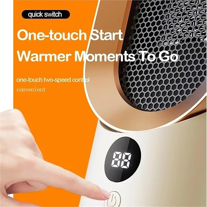 Calefactor Eléctrico Portátil 800W Compacto con Protección Sobrecarga miniatura 6