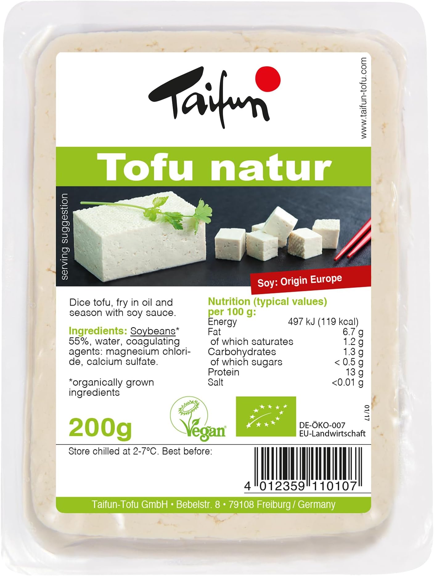 Taifun Organic Firm Tofu 200g