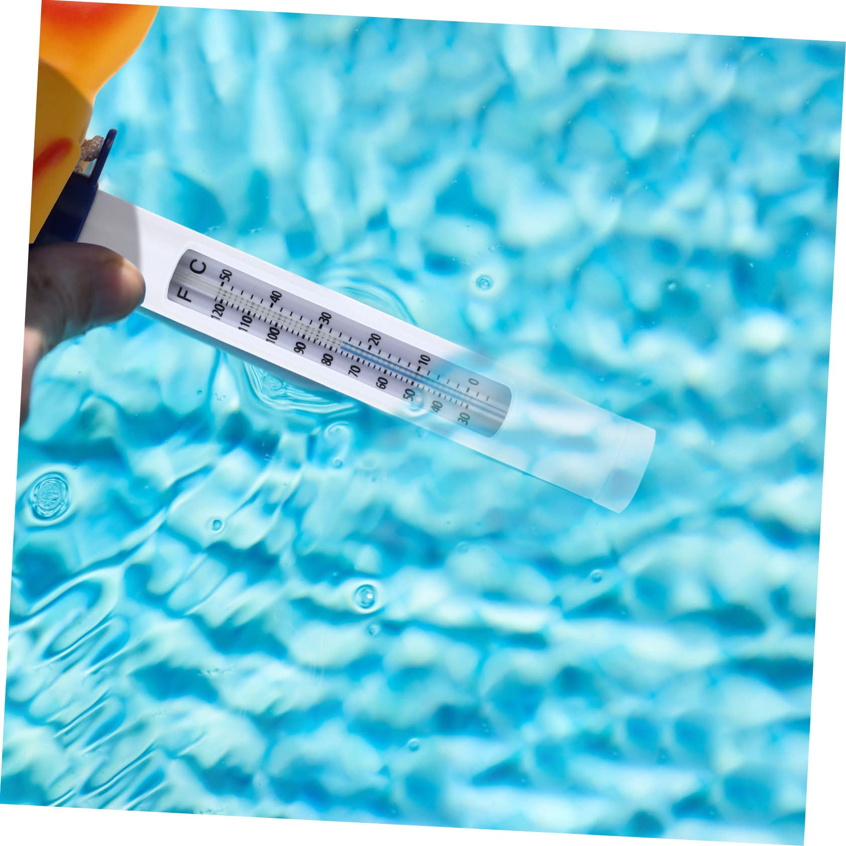 BESPORTBLE 3 Pièces Thermomètre jouet de bain étang jouets d'animaux jouets d'extérieur jouet d'extérieur avec échelle poisson rouge flotteur en plastique bassin piscine