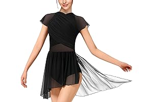 Women's Contemporary Dance Costume Flutter Sleeve
