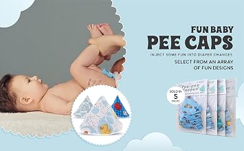 Pee-pee Teepee Terry Blue - Cello Bag,5 pack