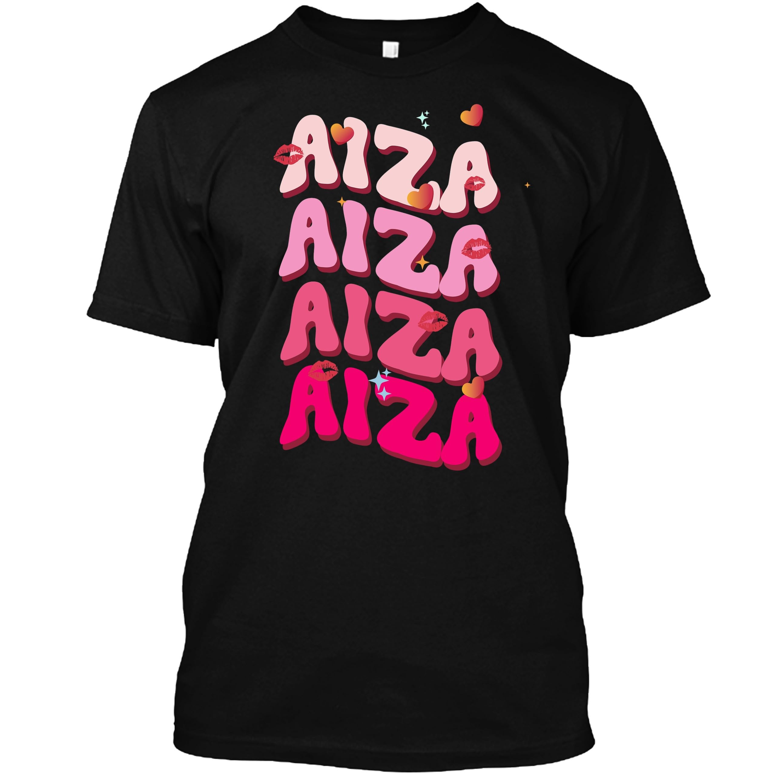 Aiza First Name I Love Aiza Retro Personalized Vintage