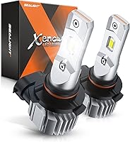 Vista 1 de SEALIGHT Bombillas LED antiniebla 9145 H10 o DRL, 18000 lúmenes, 800% brillo, 9140 H10 9145, luces antiniebla LED para automóvil, 6500 K blanco frío