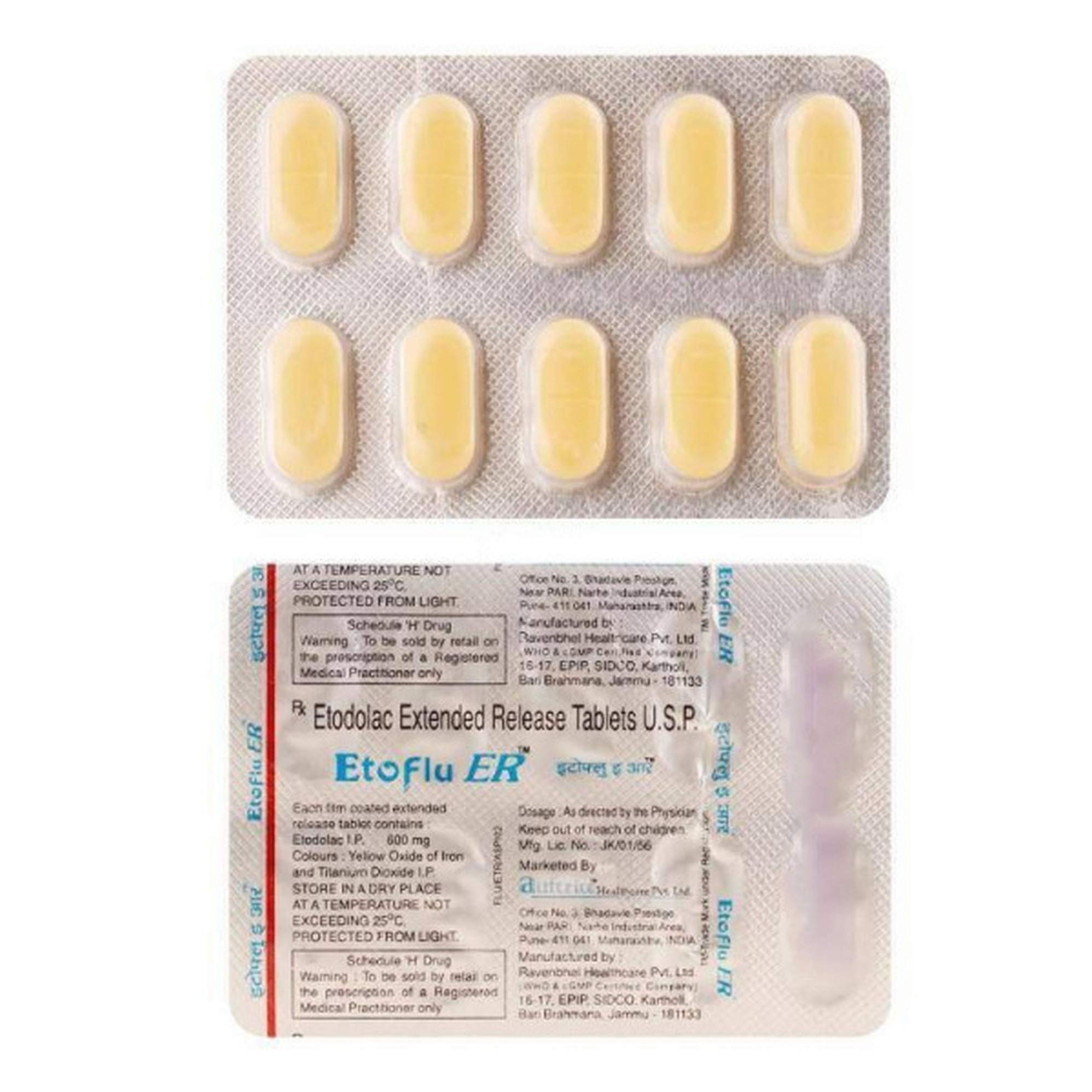 Etoflu ER - Strip of 10 Tablets