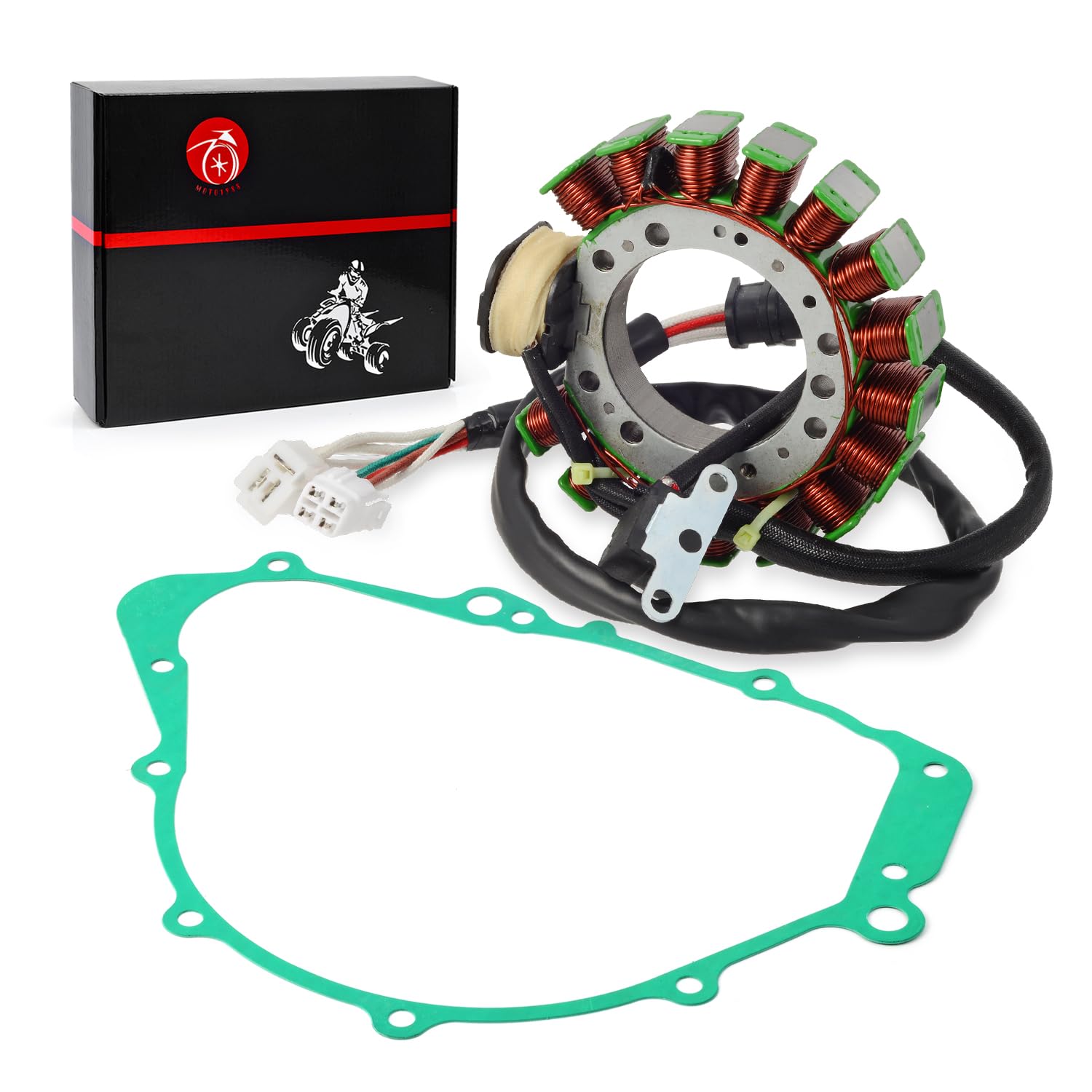 Stator & Gasket for Yamaha Grizzly 600 YFM600FW 1998 4WV-85510-00-00 4WV-15451-00-00