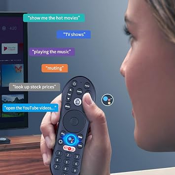 New Replacement Remote Control with Google-Assistant Voice Compatible with TiVo Stream 4K UHD Streaming Media Player R37023B