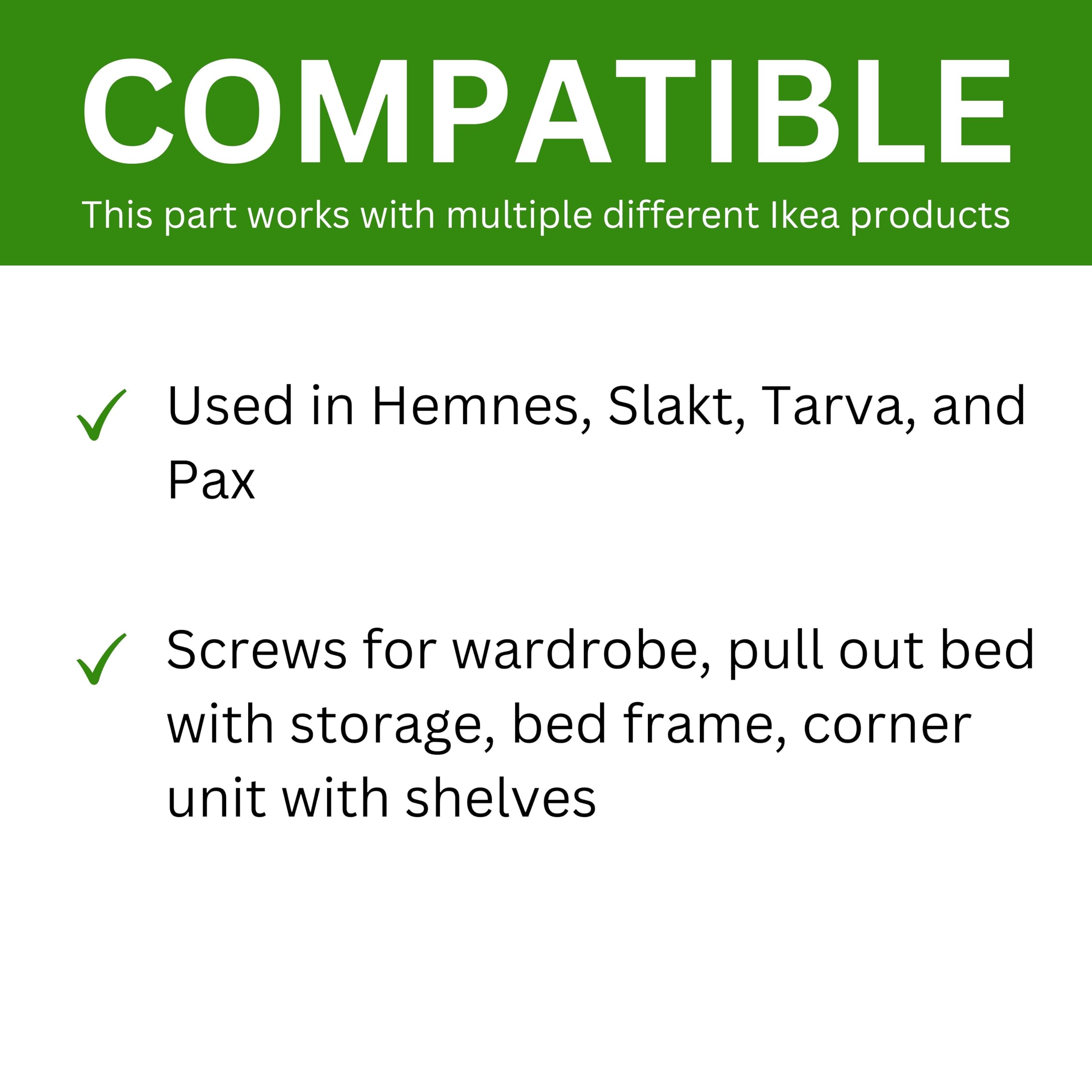 専用です Spare Hardware Parts Replacement for IKEA Assembly Screw C6S