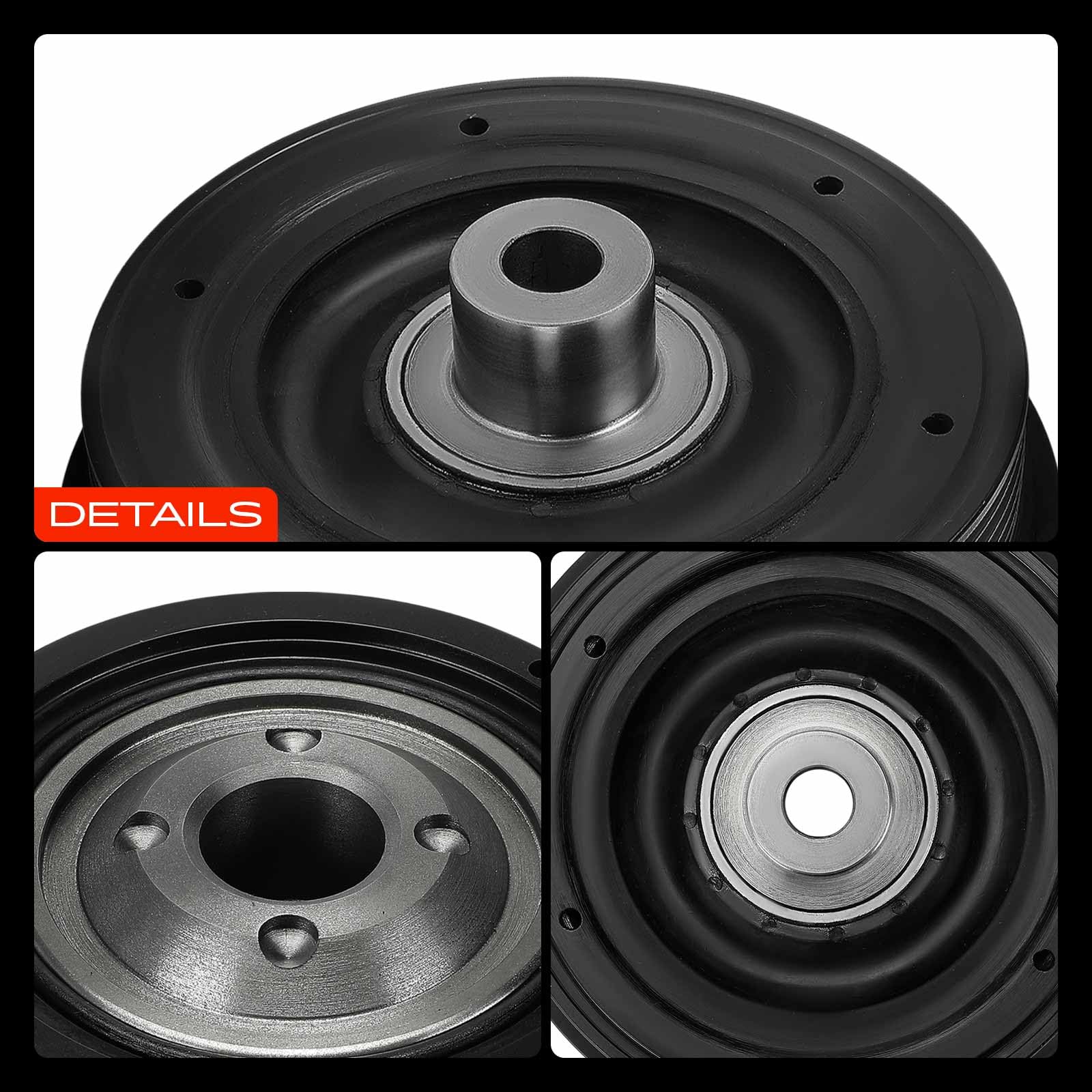 Frankberg Puleggia albero motore 1151392 1143413 | Compatibile con: Galaxy WA6, Mondeo IV BA7, S-Max WA6, Mondeo IV Berlina BA7, Transit Connect P65 P70 P80