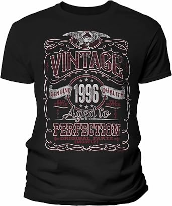 30th Birthday Gift for Men - Vintage 1996 Aged to Perfection - 30th Birthday Shirt