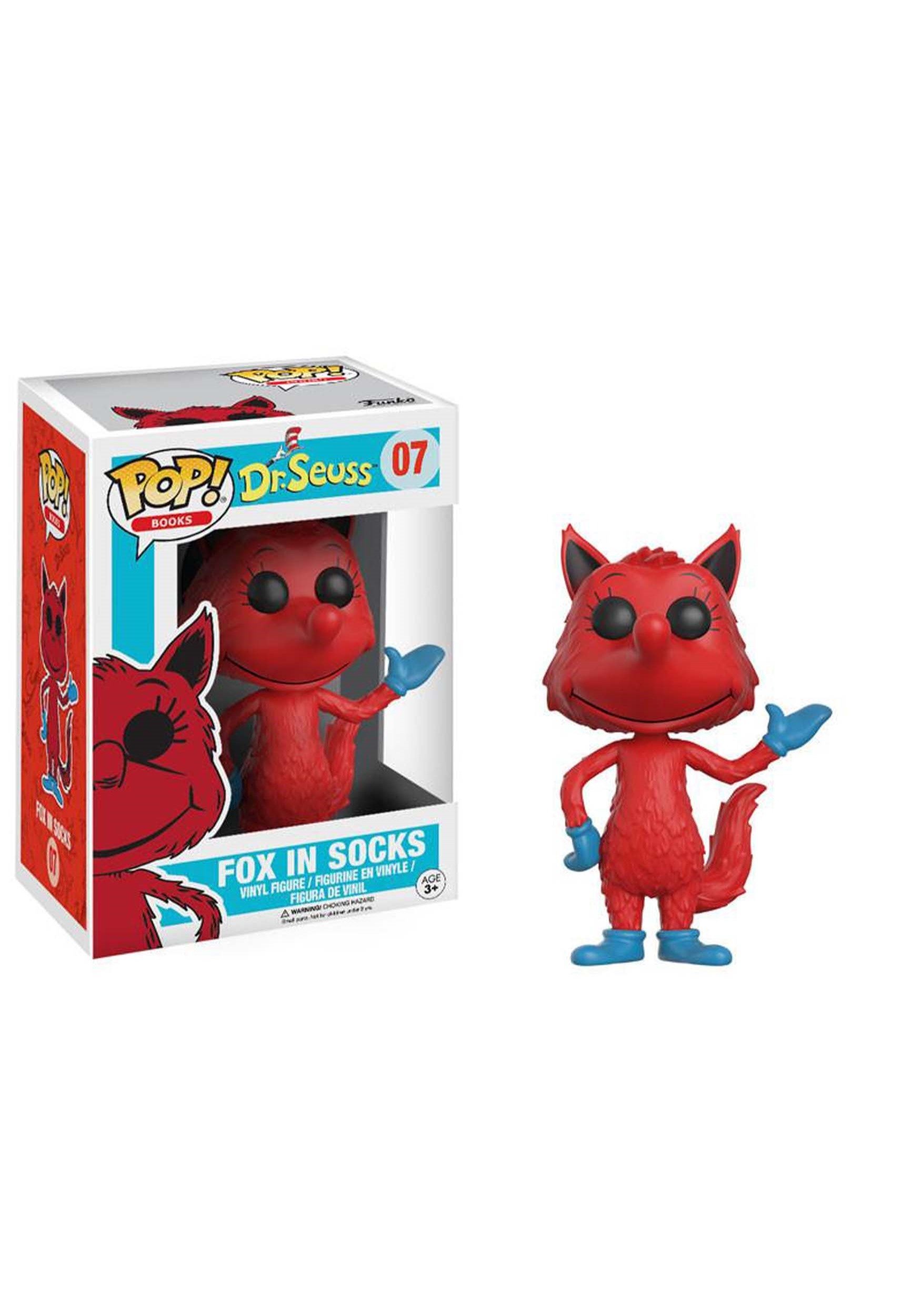 Amazon.com: Funko POP Books: Dr. Seuss Fox in Socks Toy Figure