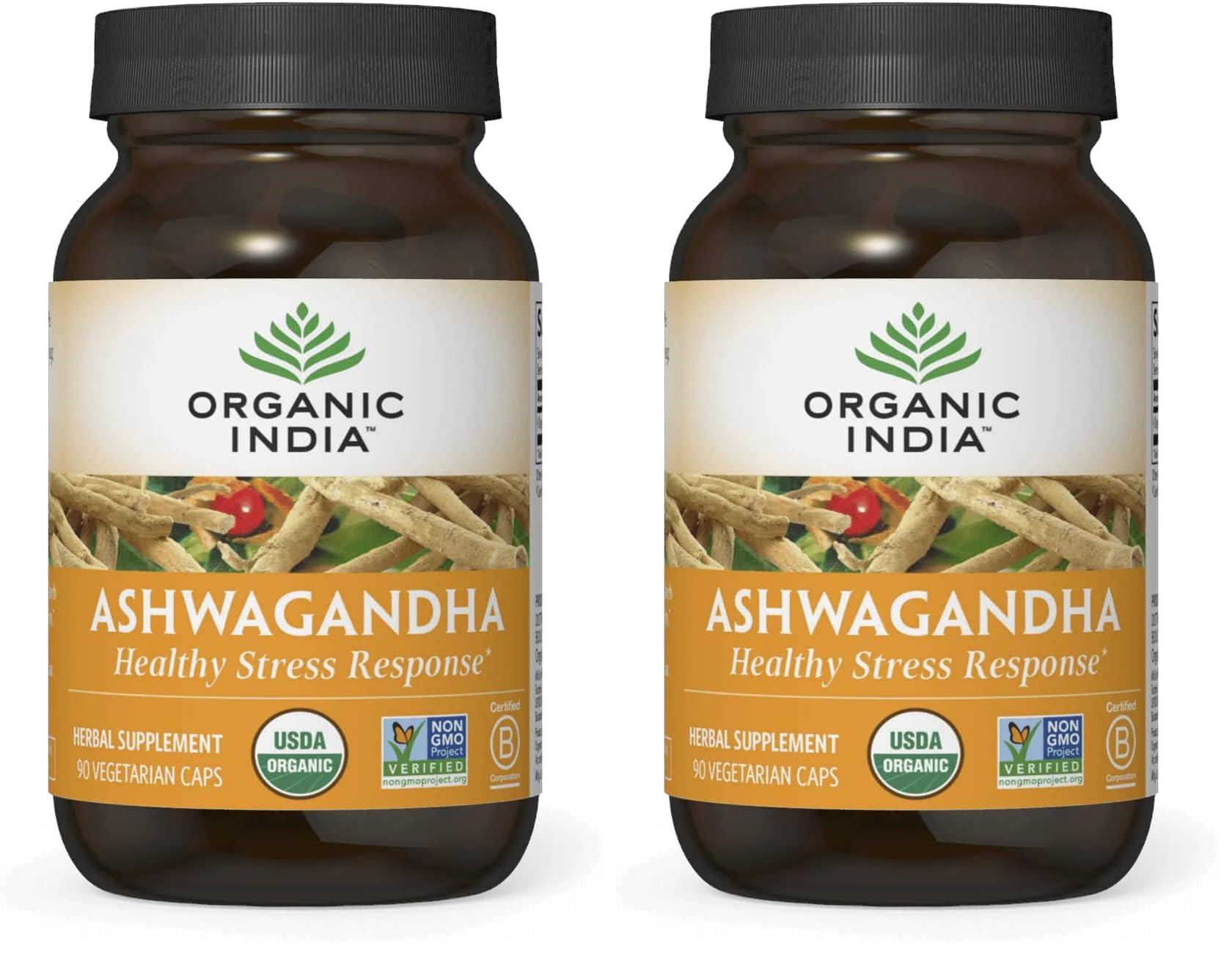 ORGANIC INDIA Ashwagandha Capsules, Vegan Root, Gluten-Free, 60 Capsules — Amazon image 7