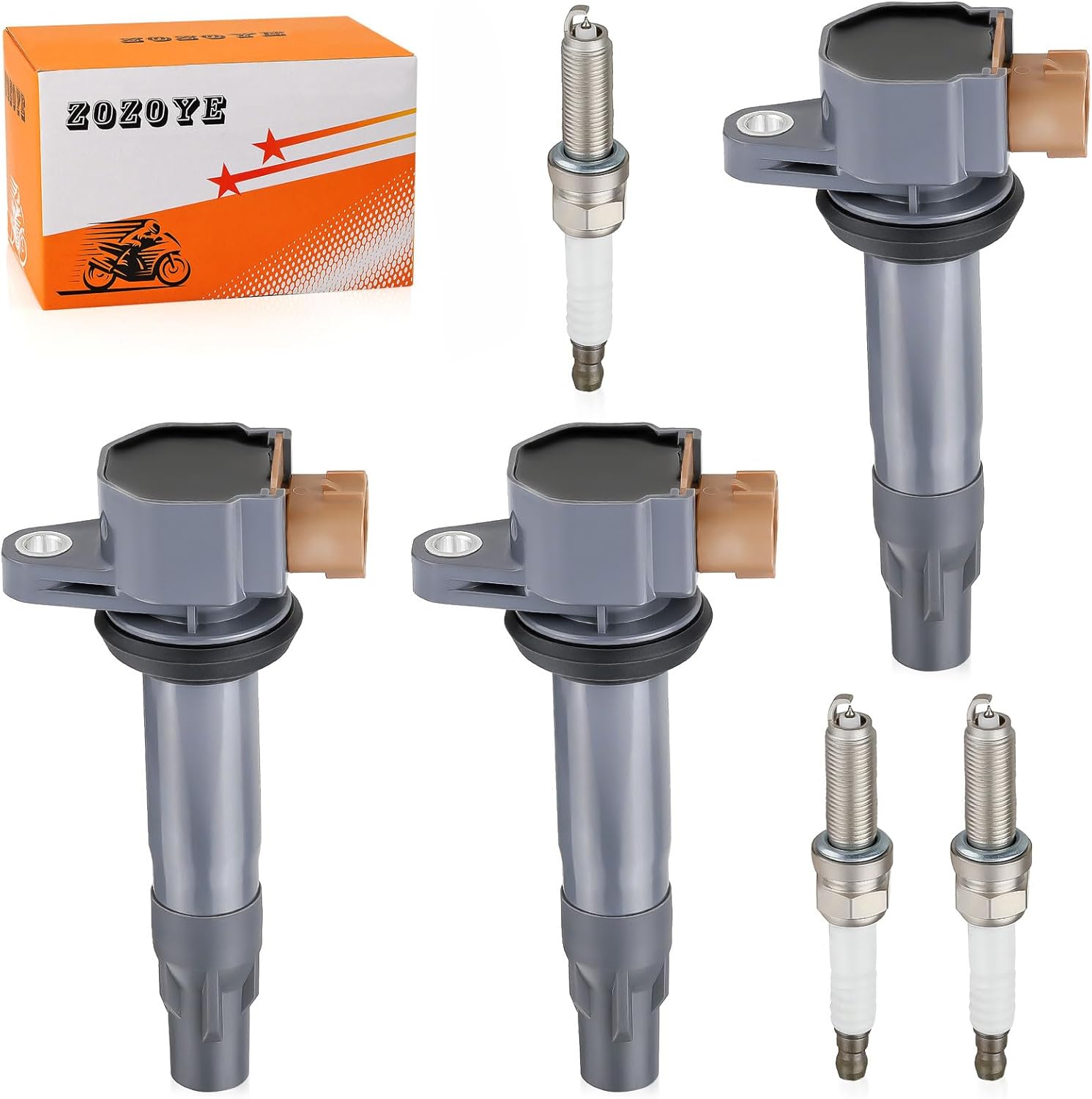 Ignition Coil Stick & Iridium Spark Plug For Can-Am Maverick X3 Max Turbo R RR 2017-2022 420666145 415130363 715900492