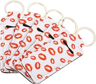 SOIMISS 5 Pçs Conjunto De Batom Conjunto De Bálsamo Labial Decoração Colorida Porta-Chaves Do Carro Porta-Chaves Do Carro Acessórios Do Carro Feminino Estojo De Batom Porta-Chaves